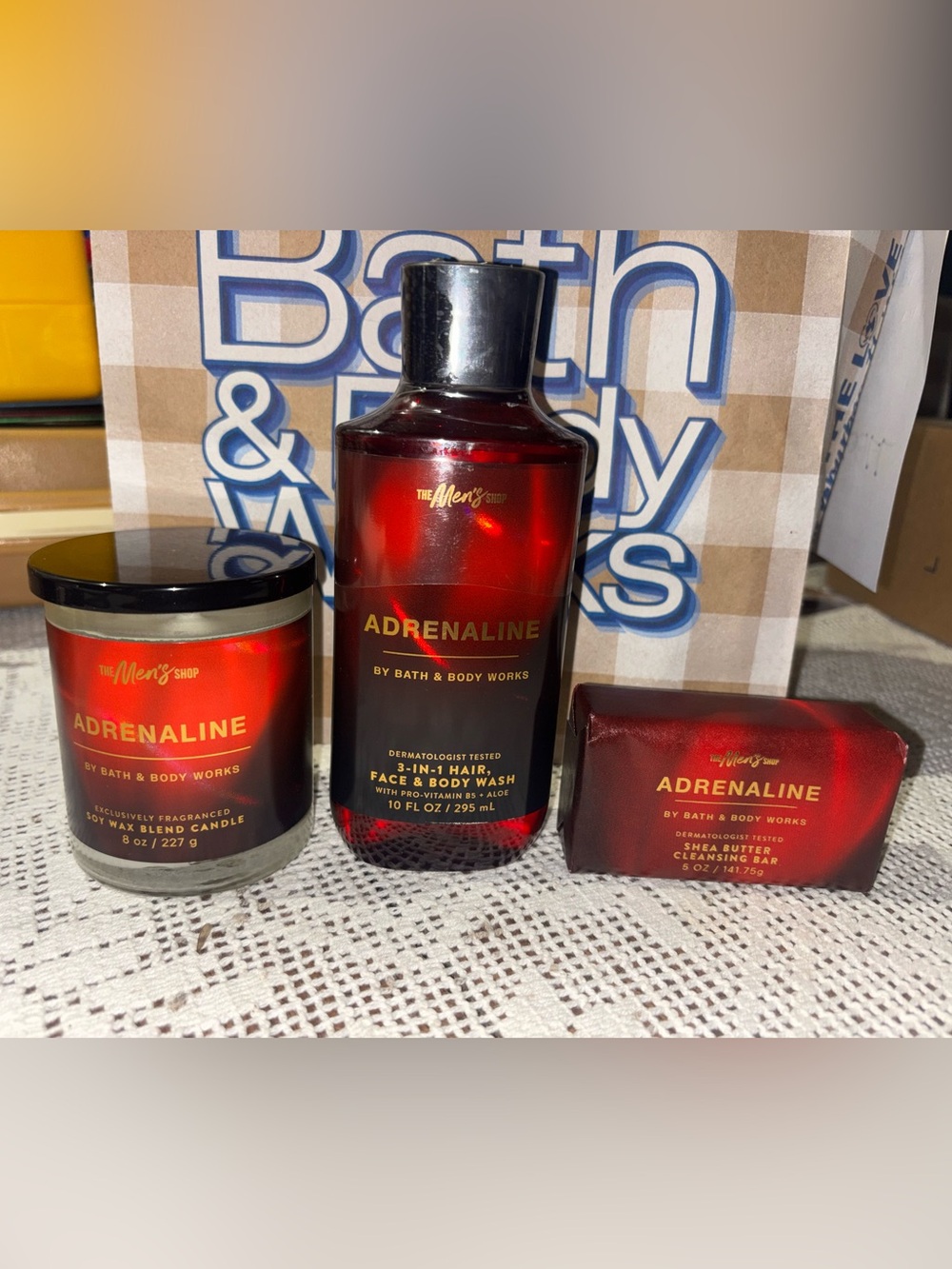 (2026)Adrenaline 3-in-1 Hair, Face & Body Wash - Red by Bath & Body Works